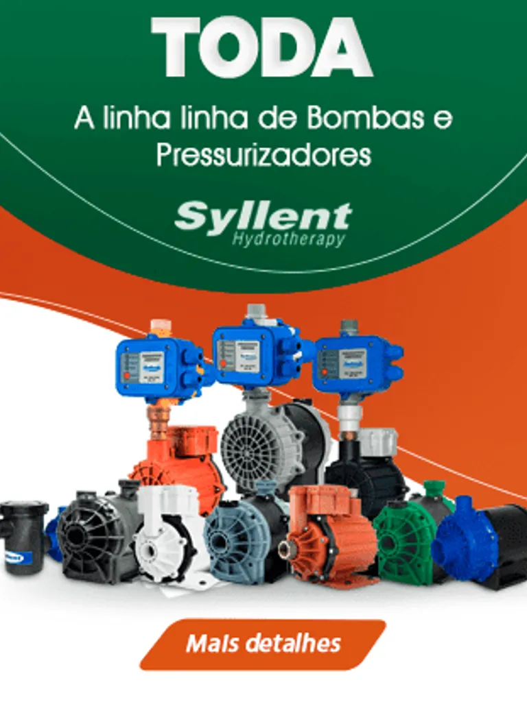 Toda a linha de Bombas e Pressurizadores Syllent