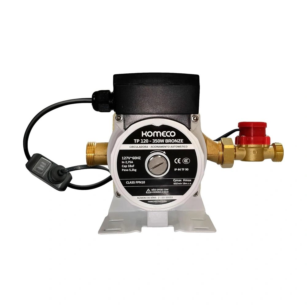 Bomba Circuladora Tp 120 G1 Bronze 350W - Komeco